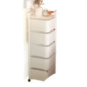 이동식 회전서랍 트롤리 철망 웨건 간식 정리대 수납함 트레이 미용실