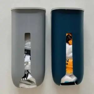 ( )비닐 봉투 정리함 그레이 봉지수납 비닐봉지보관함