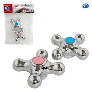 물아낌 볼 십자핸들2p (0943) 꼭지 수도손잡이 온냉수 수도손잡이