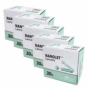 나노렛 란셋 30G 100개입 x 5개 / 일회용 사혈 채혈침