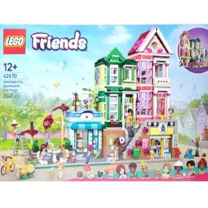 레고 프렌즈 하트레이크 시티 아파트와 상점 2040pcs 42670