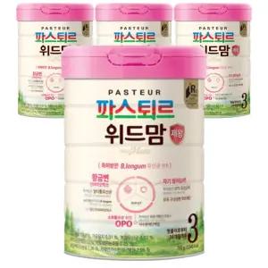 파스퇴르 위드맘 제왕 분유 3단계 750g 4개