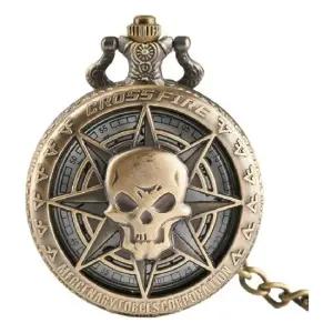 포켓위치 시계 회중시계 선물 패션 해골 빈티지 포켓위치 회중시계 선물 해골 빈티지