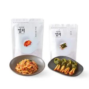 [조선호텔김치]썰은배추김치 1kg+파김치 500g 총 1.5kg