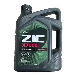 ZIC X7000 10W40 4L CJ4 CK4 유로6 디젤엔진오일