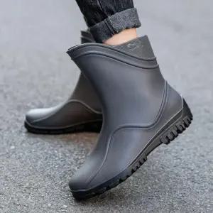4컬러 웨스턴 남성장화 방수장화 남성용 레인부츠 장마철 패션장화