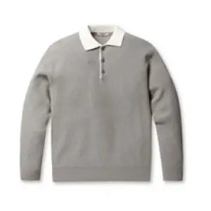 [롯데백화점]프로젝트엠 남성 오버핏 버튼 카라 스웨터 EPF4ET1110