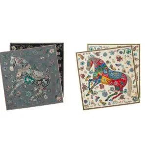 지스튜디오 26SS 울실크 100% 양면 스카프