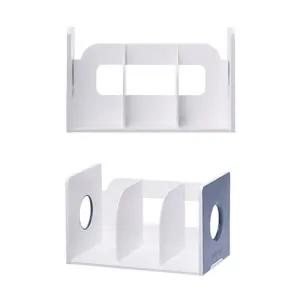 3단 학생용 책상 책꽂이 북앤드 34.3x20.7cm 1개 NV이동식 수납 서랍 사무실 책장 미니 정리함