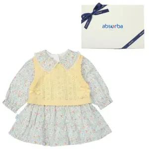 [갤러리아] (압소바출산,백일,돌,귀여운아기원피스)라일리원피스세트(A11-25104)