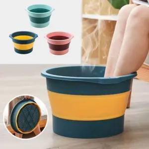 발지압 족욕 대야 접이식 욕통 마사지 욕기 다바스켓 바케쓰 건식기 각탕기 다라이 바구니