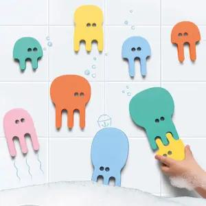 큐트 목욕놀이 스티커 퍼즐 (젤리피쉬)유아완구 아기 장난감 물장난감
