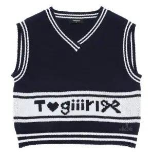 [갤러리아] 티파니주니어 NY  자카드 니트 조끼 / T51KAW011