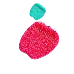 손안대고 발씻기가 가능한 욕실 브러쉬 X 2개입지압매트 욕실판 지압판 맛사지 마사지 논슬립 슬립풋 미끄