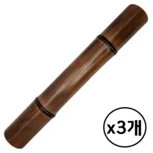 대나무 발 지압판 3개 기지압봉 우드 지압 풋기