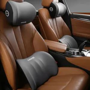 차방석 목쿠션 헤드 의자 등세트 그레이메모리폼 운전석 량방석 자동 량용 시트