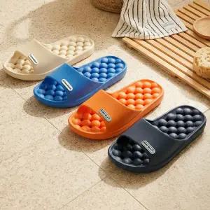 [1개+1개] 항균 EVA 발등 낮은 푹신한 미끄럼방지 에어 욕실화 욕실슬리퍼