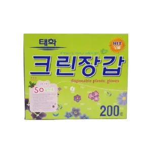 태화 크린 장갑 200매 일회용 위생 비닐 주방용품