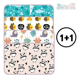 [별과모래]차량용 햇빛가리개 접착시트형1+1 자외선차단