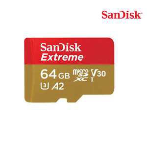 샌디스크 마이크로SD카드 Extreme 64GB Class10 MLC메모리