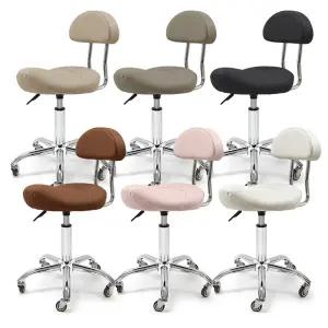 뷰티 71번 루쏘 승마형 등 보조의자  모에타 승마 미용실 다용도 인테리어 의자