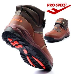 프로스펙스 안전화 PS-603 벨크로 찍찍이타입 천연소가죽 작업화 안전신발