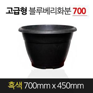 순희농장 고무 블루베리화분 고급형 흑색 700 x 450 원형 분갈이