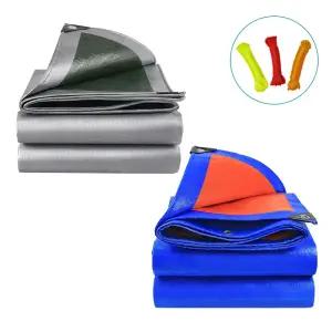 칼루스 양면코팅 방수포 3 x 4m 7가지 사이즈 그라운드시트 방수천막 방수포매트 텐트그라운드시트 타포린 텐트바닥 캐노피