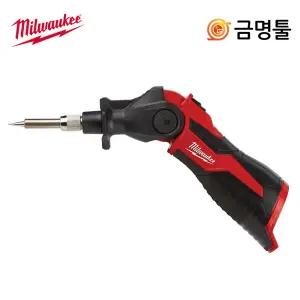 밀워키 M12 SI-0 충전인두기 12V 본체 팁2종포함 헤드각도조절