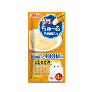 [중복20%]이나바 챠오츄르 (SC-233) 유산균 닭가슴살(4P) 츄르간식 고양이간식