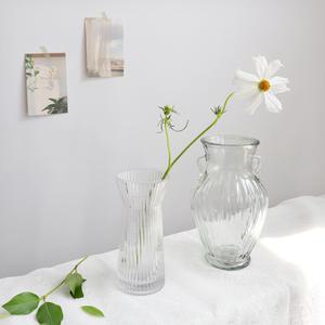 크리스탈 유리 화병 꽃병 인테리어 오브제 수경재배 화분