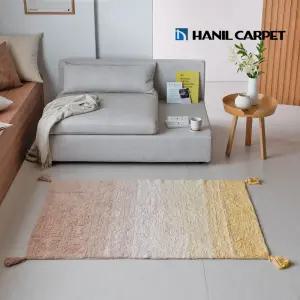 씨엘 핸드메이드 코튼 테슬 러그 70x150