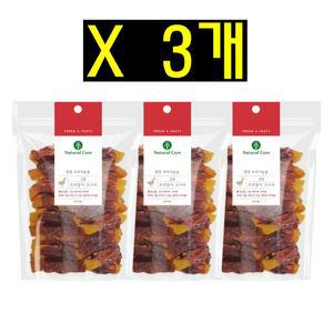 네츄럴코어 오리말이 고구마 220g 3개 강아지간식 천연오리가슴살