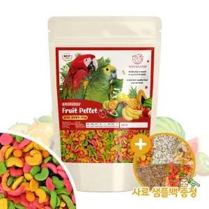 버드버디 중대형 과일펠렛 350g 앵무새사료 코카투