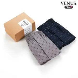 [슈비너스] 면100% 면밴드 2매입 트렁크세트 2컬러(YSETM001)