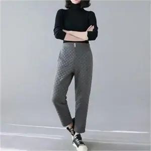 [오노마] ONM 여성 겨울 엠보싱 기모 밴딩 팬츠 면 바지 (S8118137)