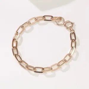 [제이로사] 14k 모던 스퀘어 링크 팔찌