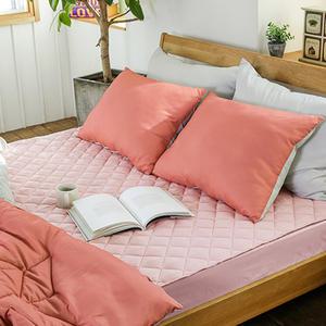 더자리 에코항균 솔리드 누빔 패드, S/SS, 밀키핑크