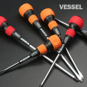 베셀(VESSEL) 전공드라이버 No.220 도라이버 일자 십자 수공구 일본직수입정품