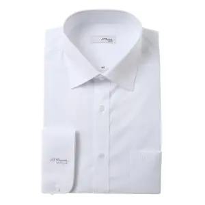 (듀퐁셔츠)  일반핏 스트레치소재 소매듀퐁로고자수  SE3SM12LS704SWH
