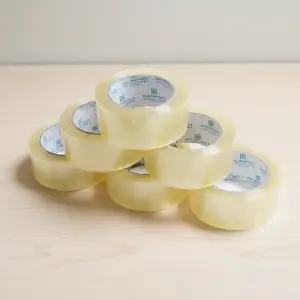 메디케이알 박스테이프 투명 황색 40m 80m 포장용 택배 OPP