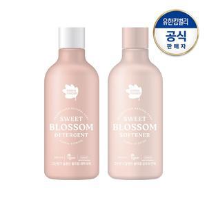 [그린핑거] 달콤한블라썸 세탁세제500ml+섬유유연제500ml