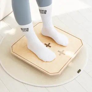 원목 밸런스보드 코어 운동 근육 균형 감각 홈트레이닝 기구 정사각형 GO23021N