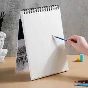 델리 피놀로 드로잉북 A4 상철(EC276) 160g 60매 하드커버 무지 크로키 스케치북 그림 노트