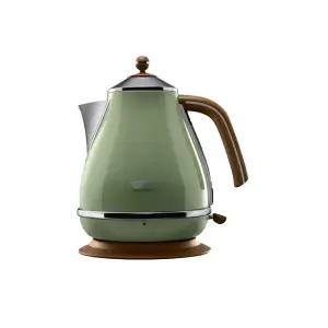 드롱기 아이코나 빈티지 전기포트 KBOV2001-GR 올리브그린 EZ1