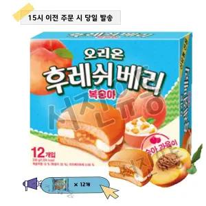 오리온 후레쉬베리 복숭아 336g(12개입) 1개