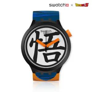[본사직영][Swatch x DBZ] Goku 빅 볼드 SB01Z101