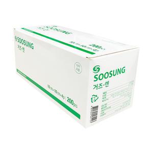 수성 거즈 10cmX10cm 4겹 200매 탈지면 소독거즈