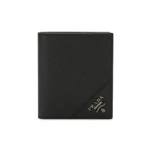 남성 사피아노 로고 블랙 반지갑 2MO004 QME F0002