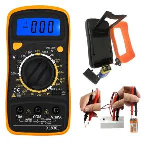 프란텍 XL830L 멀티미터 전기배선 전압 멀티 테스터기 도통검사 건전지체크 저항 다이오드 측정(색상랜덤)